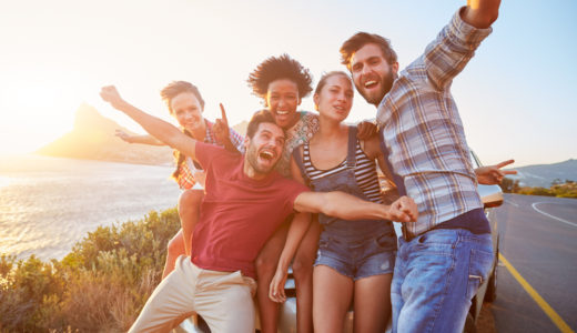 友人たちと楽しみを満喫