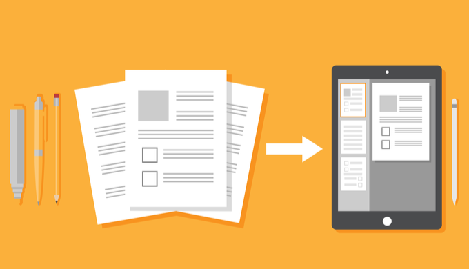 資料の管理が簡単になります。