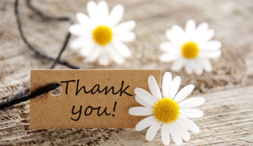 感謝のメッセージ