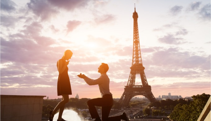 プロポーズの場面